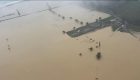 This is what flooding New Zealand looks like from the sky