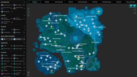 Interactive fantasy tower map