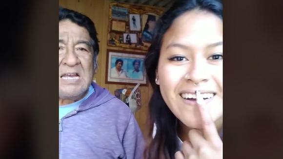 She got a new piercing knowing her grandfather wouldn't like it and it ended up going viral (Video: TikTok/@la.marymary).