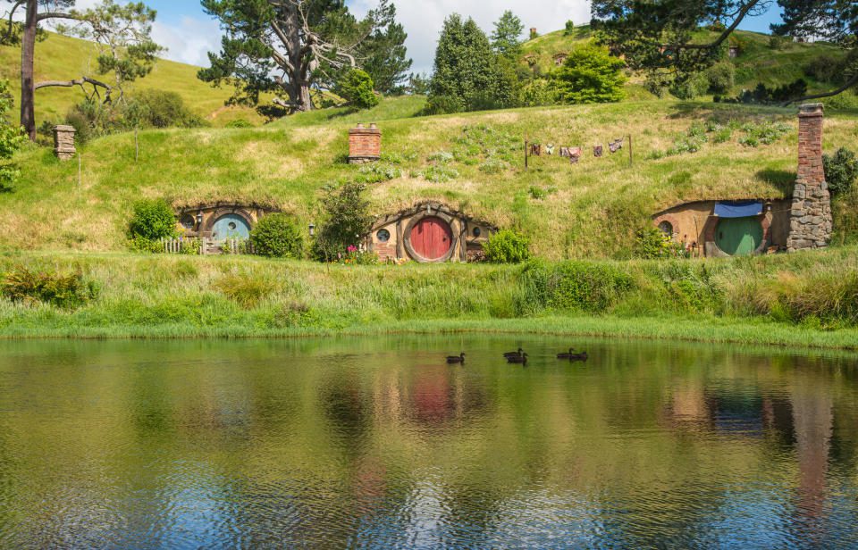 Guests can spend two nights in a hobbit house.  (Photo: Getty Images)